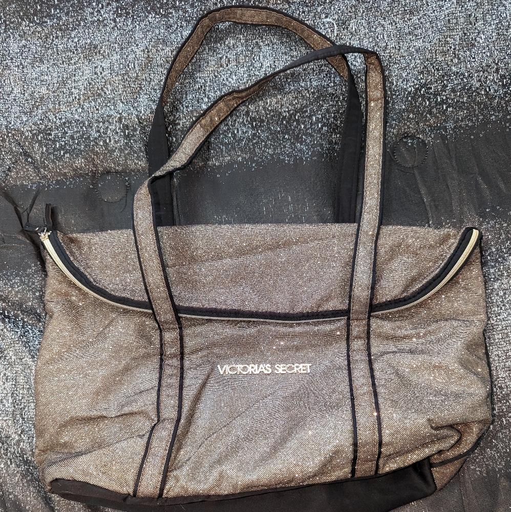 Victoria's Secret Gold Tote